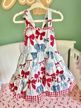 Posh Peanut 3-4T Martha challis dress